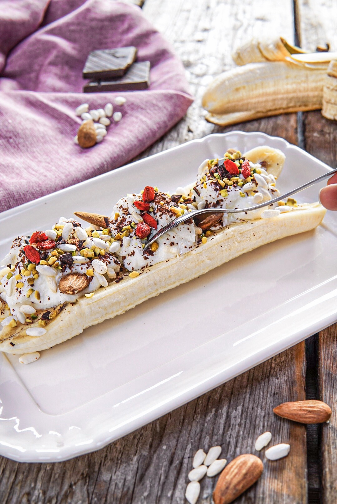 Banana Split Light Basilico Secco