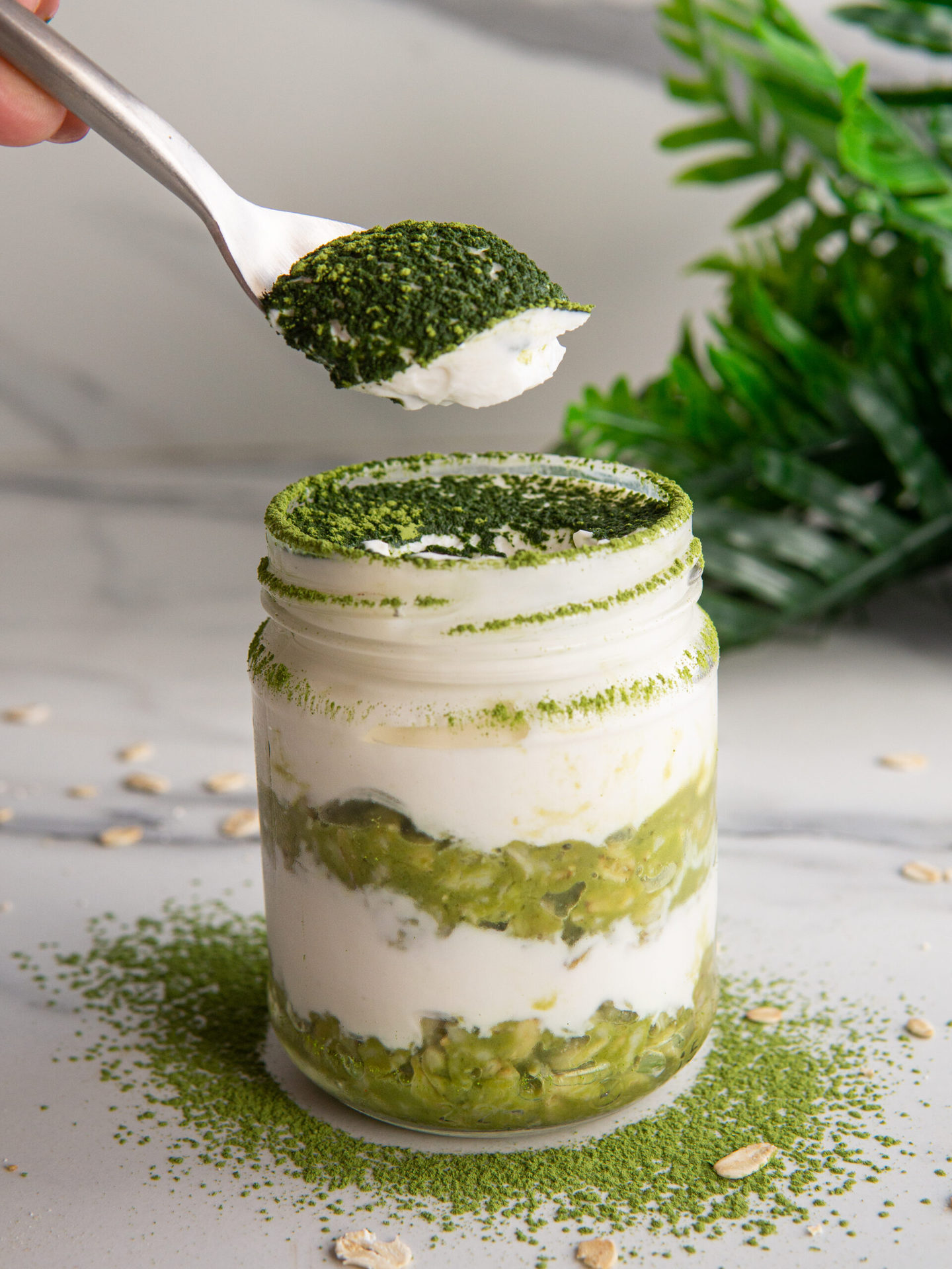 Matcha Porridge - Basilico Secco